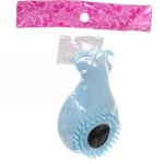 Спонж для умывания и бережного пилинга «Yuoki - Toki», рыбка, цвет розовый и голубой, 10,5*6,5см