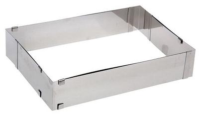 Раздвижная форма ПРЯМОУГОЛЬНИК от 300 до 580 мм,высота 80мм