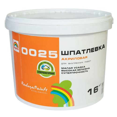 Шпаклевка акриловая Радуга-0025 16 кг