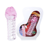 Стимулирующая удлиняющая насадка на пенис Grid Sleeve 091211-07 (Цвет: прозрачный)