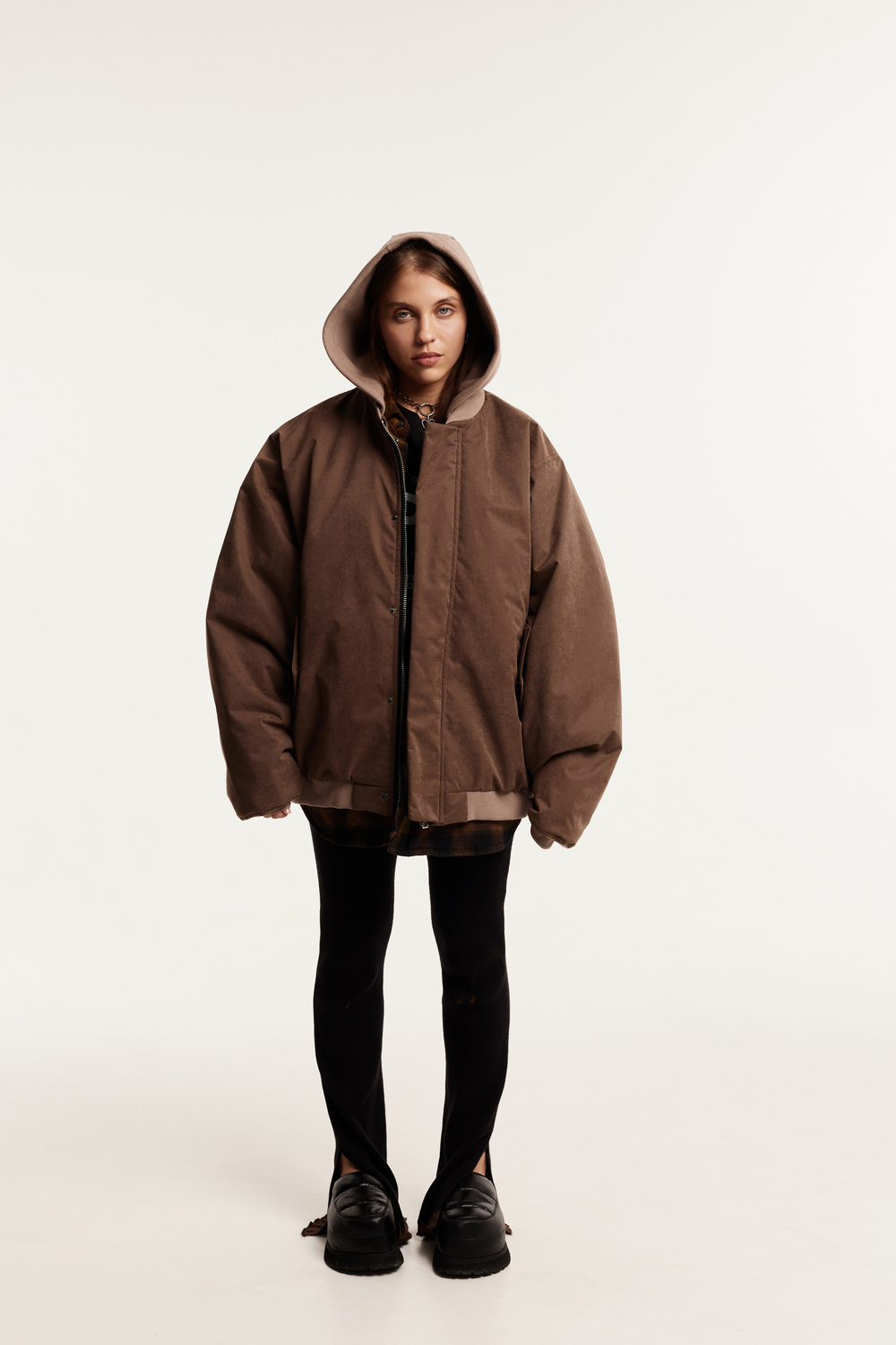 Бомбер Peach Brown