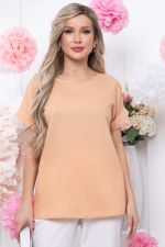 Блуза "Амади" (персик) Б5809 LT Collection (Акция)