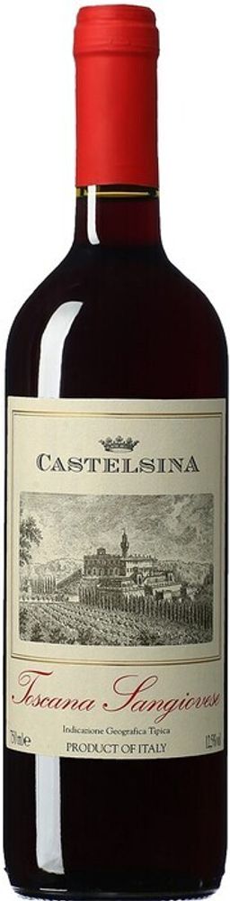 Вино Castelsina Toscana Sangiovese IGT, 0,75 л.