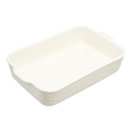 Блюдо для запекания birds of paradise, 30х19 см, кремовое