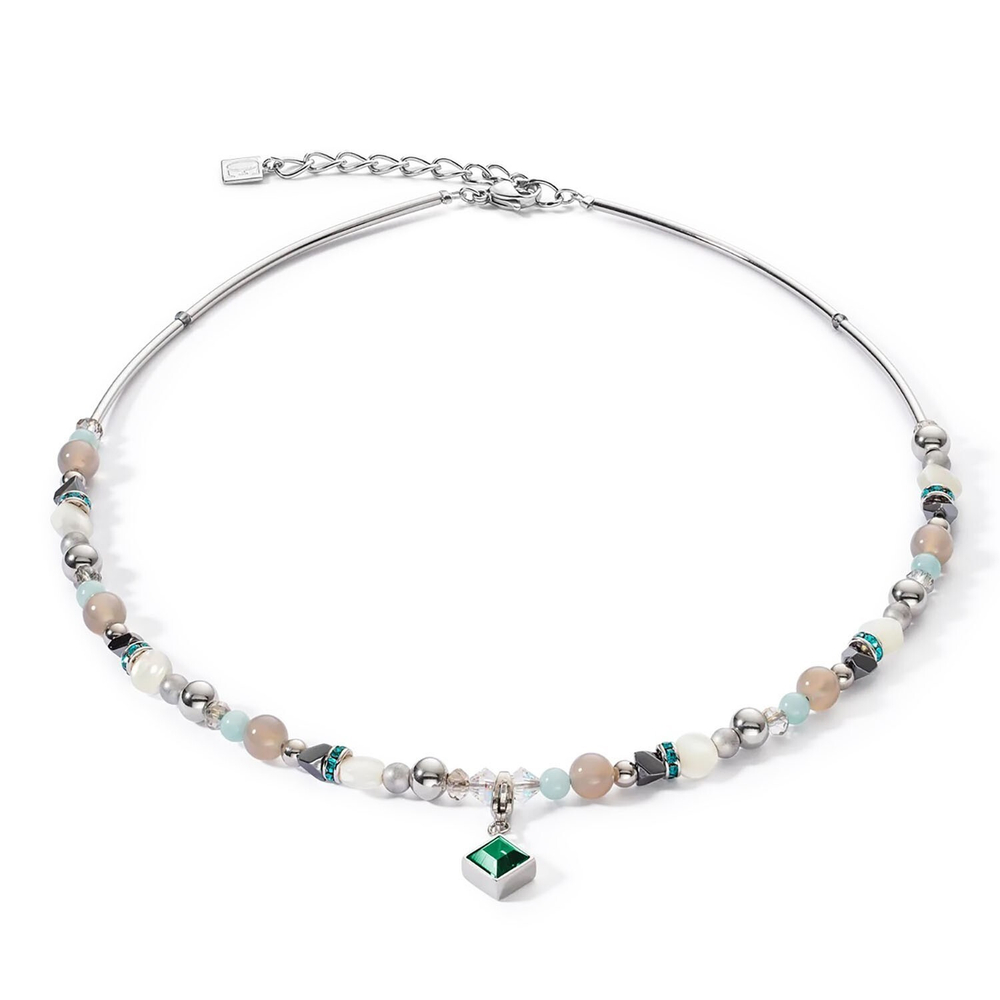 Колье Coeur de Lion Dark Green 4544/10-0521