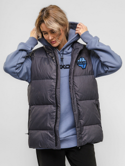 Жилет "НОХО" утеплённый, унисекс, цвет "Стальной ледник"