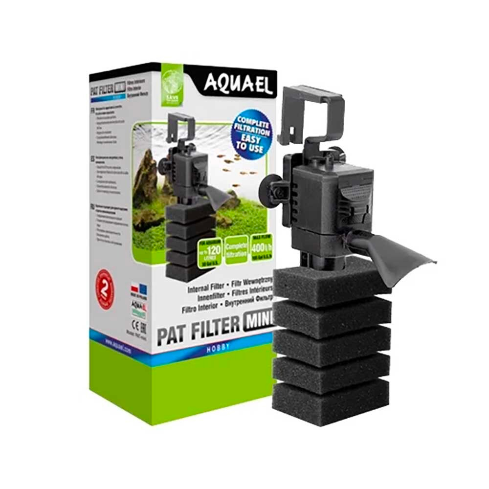 Aquael Pat-Mini plus внутренний фильтр (до 120 л), 400 л/ч