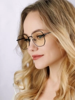 Очки для компьютера имиджевые защитные прозрачные нулевки