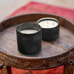 Аромасвеча Nour Bougie Alterna Oud рафия черная 2400 г