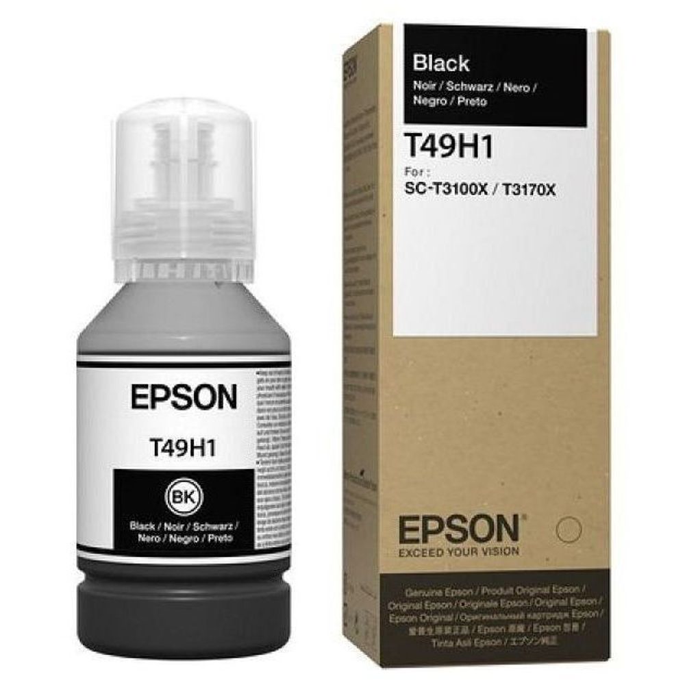 Контейнер с черными чернилами Epson для SC-T3100x/T3170x c13t49h100