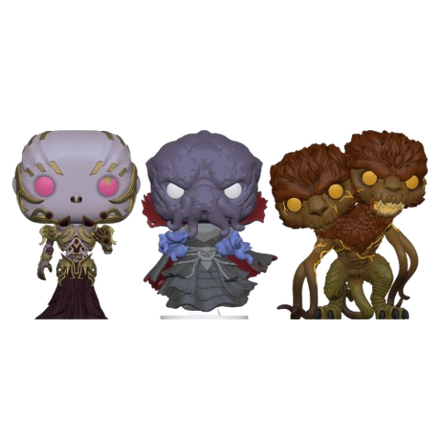 Набор фигурок Funko POP! Games D&D Vecna/Mind Flayer/Demogorgon (Exc)