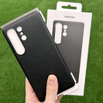 LEATHER CASE c MagSafe для Samsung S24 Ultra