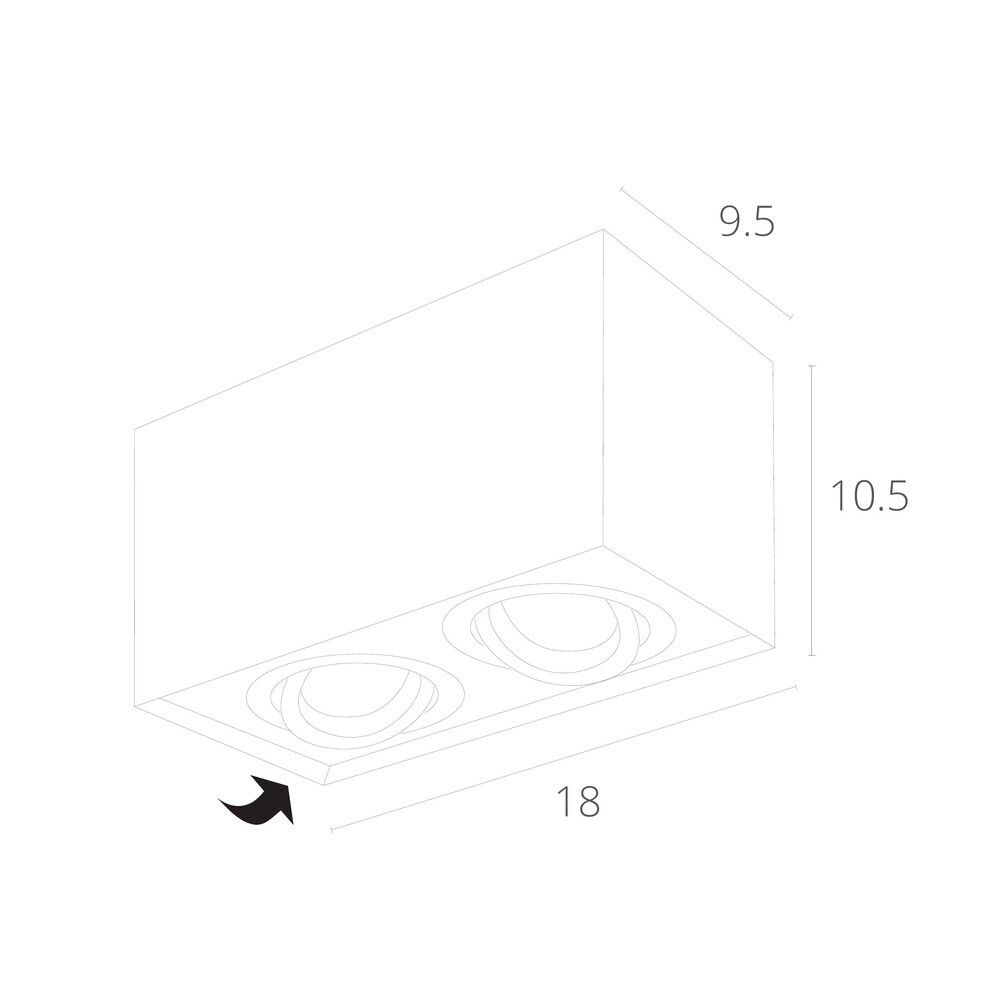 Точечный накладной светильник Arte Lamp