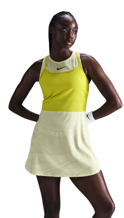 Теннисное платье Nike Court Dri-Fit Slam Dress - luminous green/high voltage/medium ash - Yellow