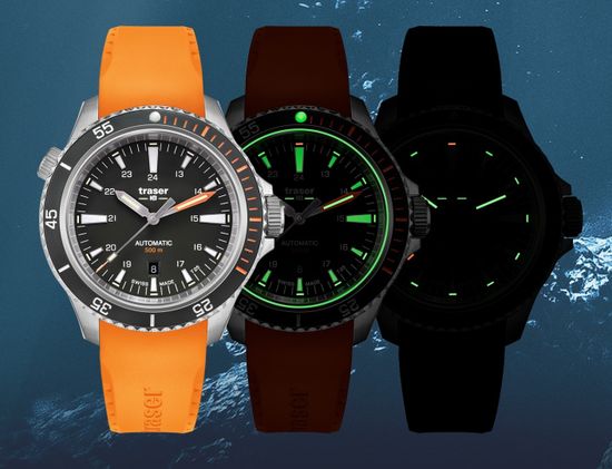 Швейцарские тактические часы Traser P67 Aunomatic Diver Black 110323