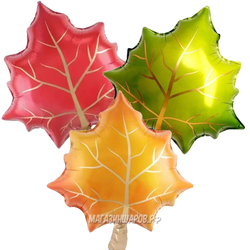 Шар Фигура "Лист кленовый"