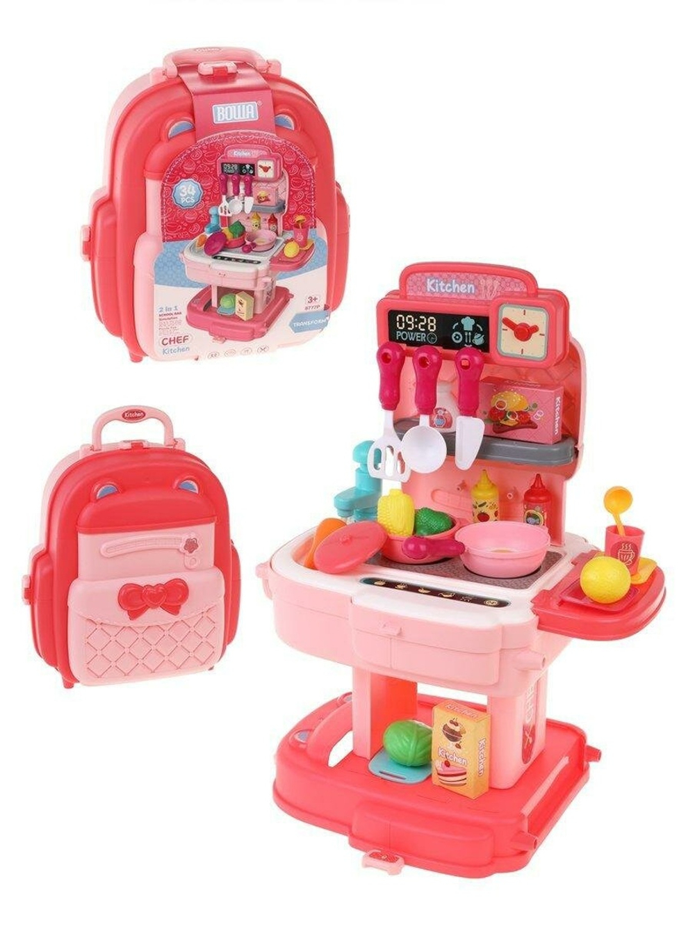Игровой модуль "Кухня" 34 предм. коробка Y15230355