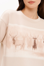 23421 Свитшот женский (светло-бежевый)