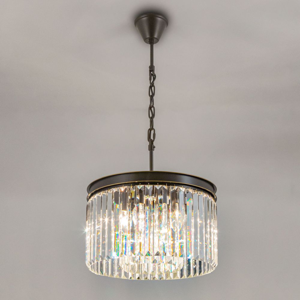 Citilux Мартин CL332081 Люстра хрустальная подвесная Прозрачная