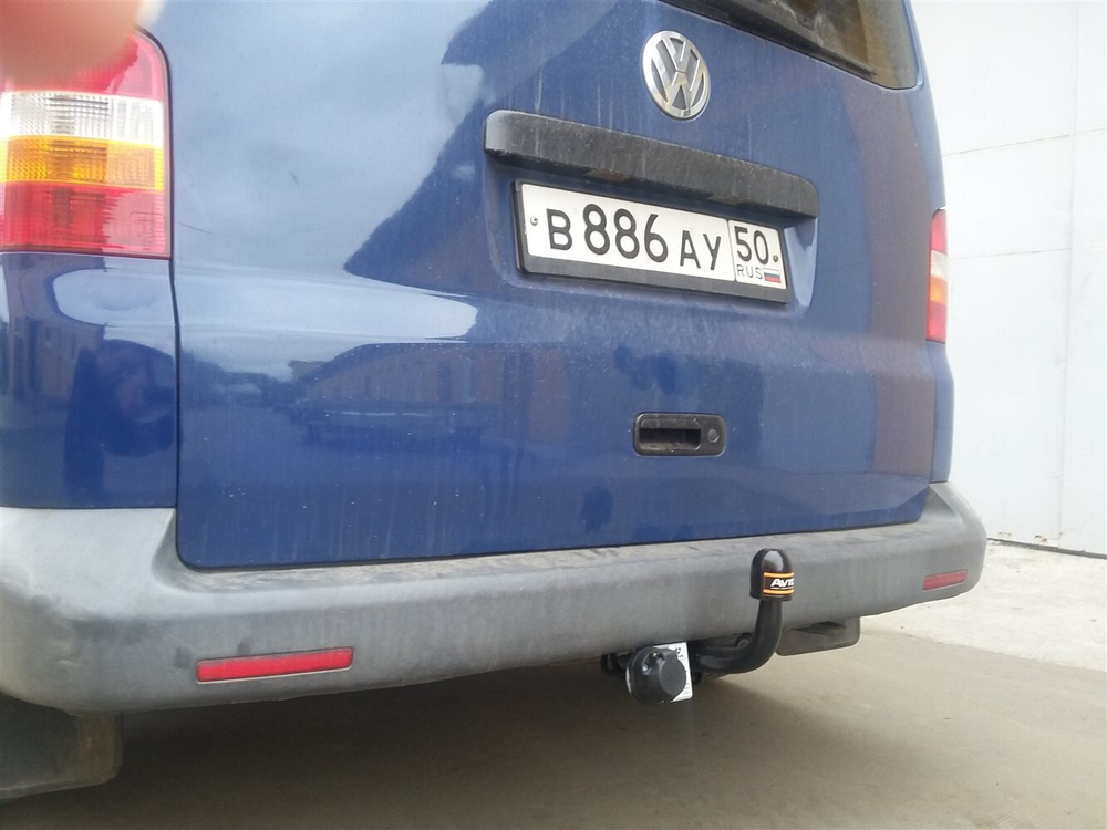 Фаркоп для Volkswagen T5 минивэн/фургон (2003-) (без электрики) (паспорт и сертификат) AvtoS.VW29