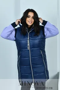 Костюм 21-118-сиреневый-синий Minova