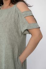 Платье В отпуск (зеленый меланж) П13708-8М LT Collection