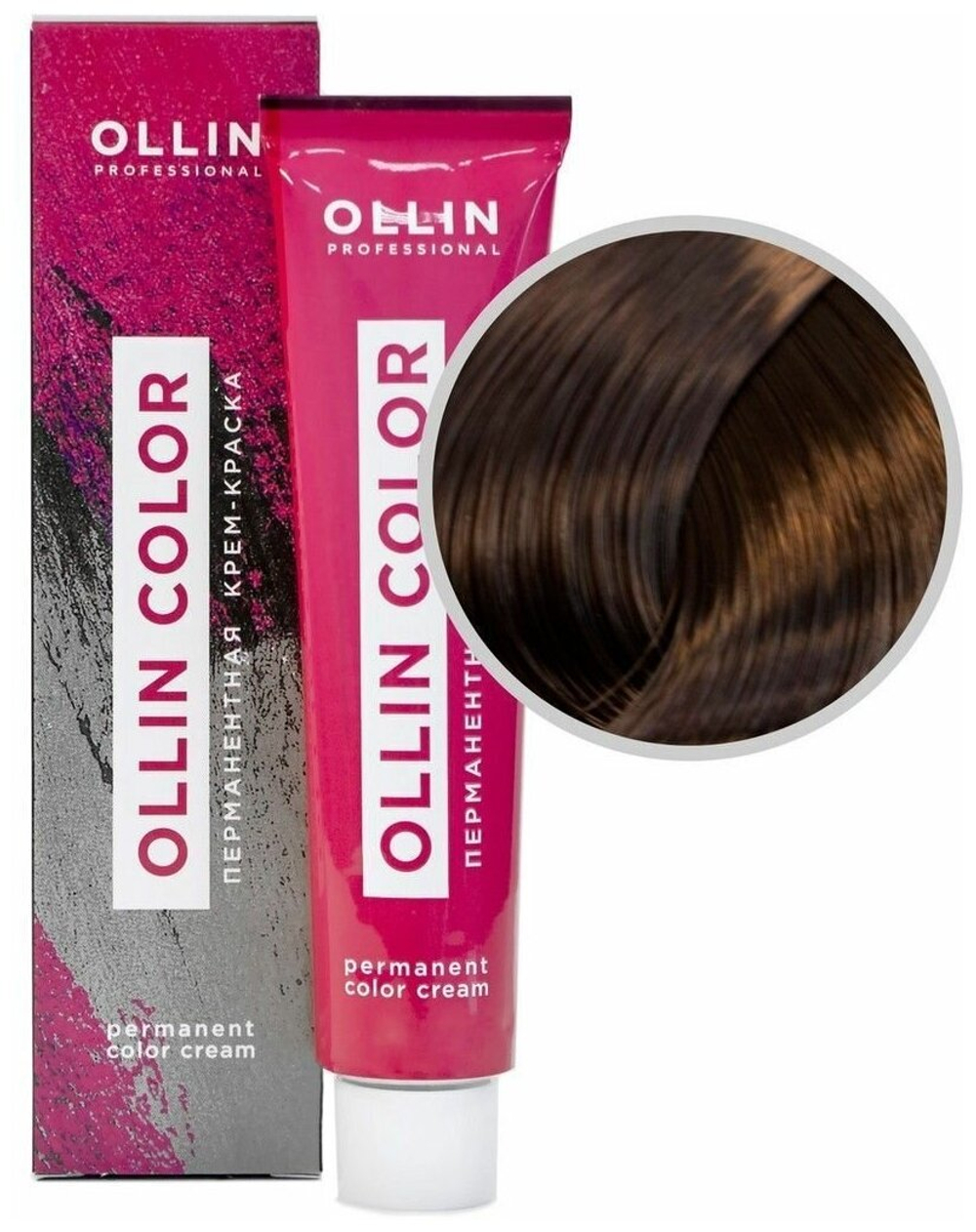 OLLIN COLOR 6/00 темно-русый глубокий 100 мл Перманентная крем-краска для волос