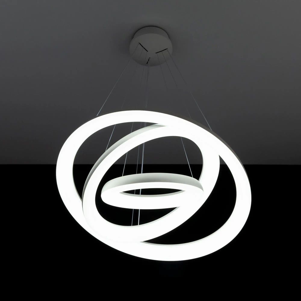 Citilux Юпитер Смарт CL730A150S Умная подвесная люстра Белая