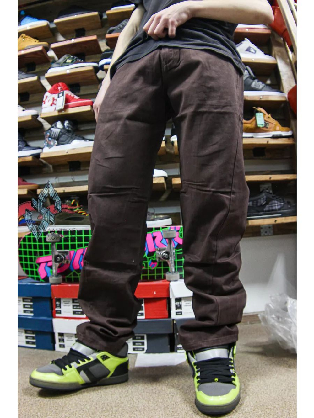 Джинсы прямые трубы Chad Muska Savitar