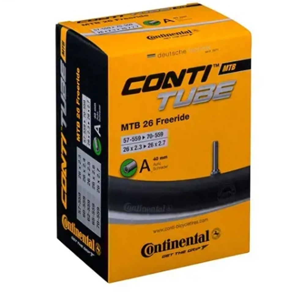 Камера 26"х2.30-2.70 02-0181721 авто 40мм 57-70/559 A40 MTB 26 Freeride CONTINENTAL