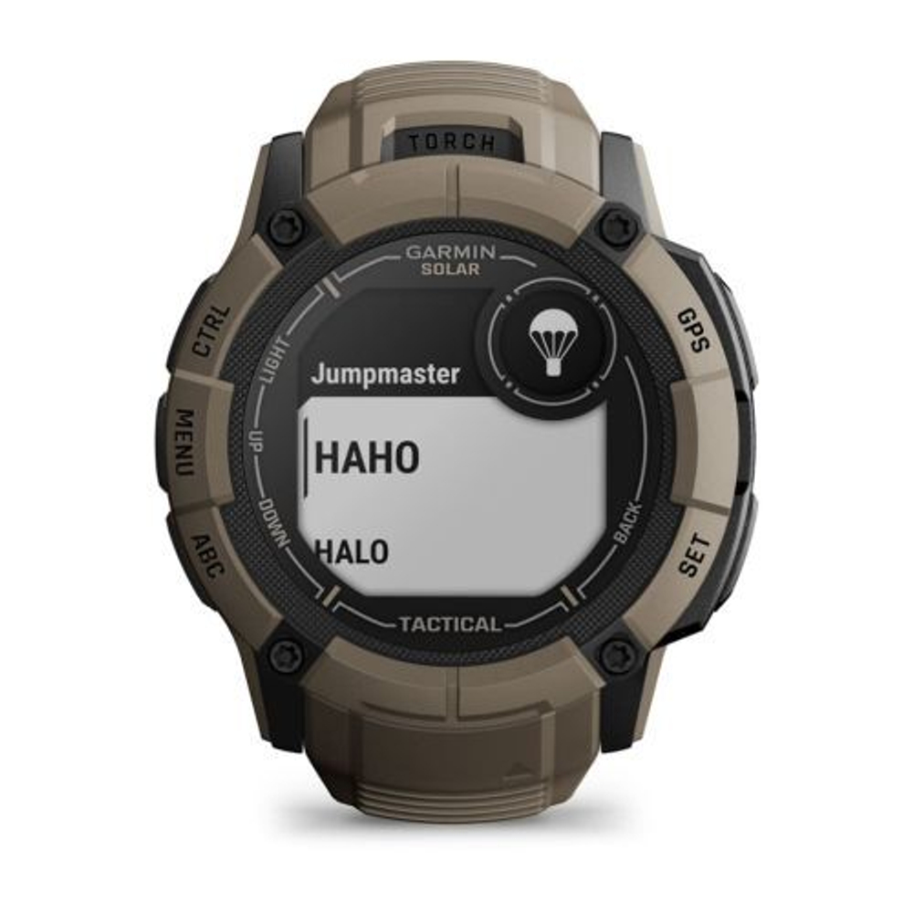 Смарт-часы Garmin INSTINCT 2X Solar Tactical Edition, коричневый, 010-02805-02