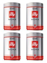 Кофе молотый ILLY MOKA средняя обжарка 250 г x 4 шт