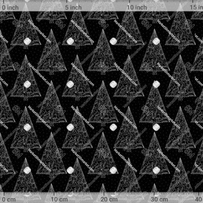 Елки геометрические и снег by Xenia Govorukhina 625 DPI