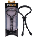 Силиконовая утяжка на пенис (лассо) Vigor (черный) (Цвет: черный)