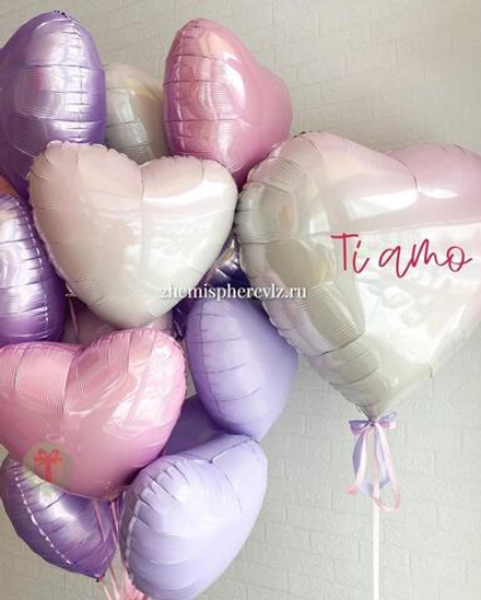 Набор нежных сердец Ti amo