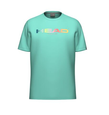 Футболка для мальчика теннисная Head Jr Rainbow - tourquoise