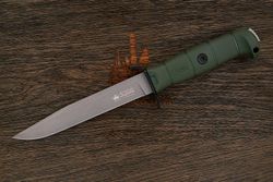 Нож тактический Kizlyar Supreme Vector, клинок 160мм, сталь 420НС, рукоять кратон оливковый