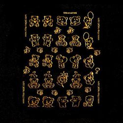 Nika Nagel Набор наклеек "Фрески 7" для дизайна, 250шт