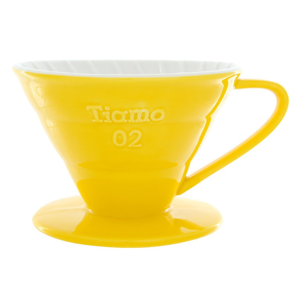 Воронка керамическая Tiamo, желтая V02