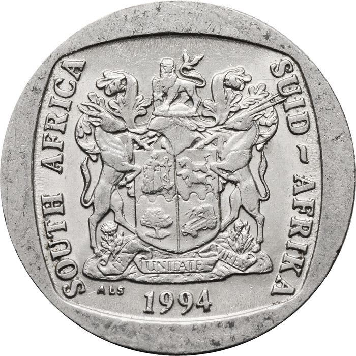 5 рандов 1994 ЮАР