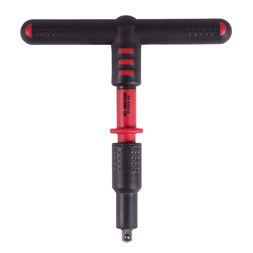 KING TONY (2178VE-05) Вороток диэлектрический 1/4", 125 мм, Т-образный