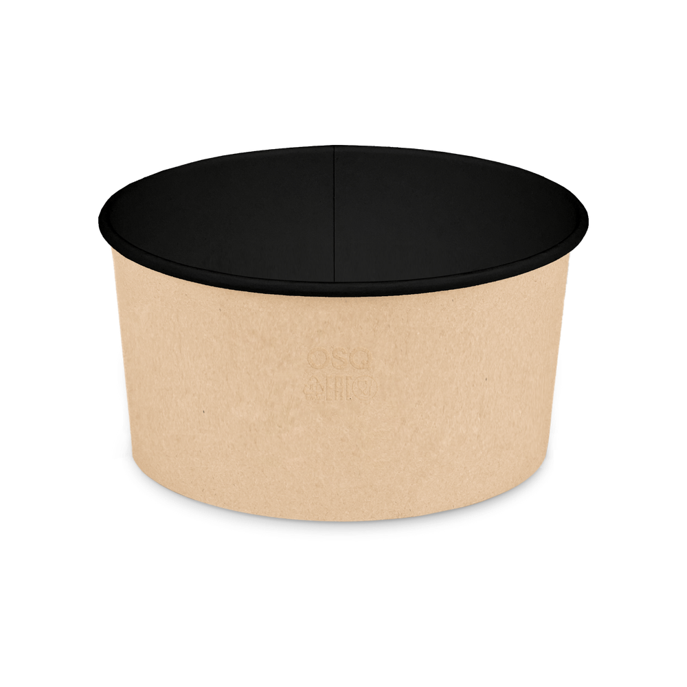OSQ Упаковка Round Bowl ЧЕРНЫЙ 1000 БЕЗ КРЫШКИ (1/45/270)