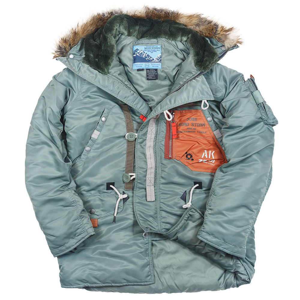 Куртка Аляска  Nord Storm Sapporo (зеленая - green)