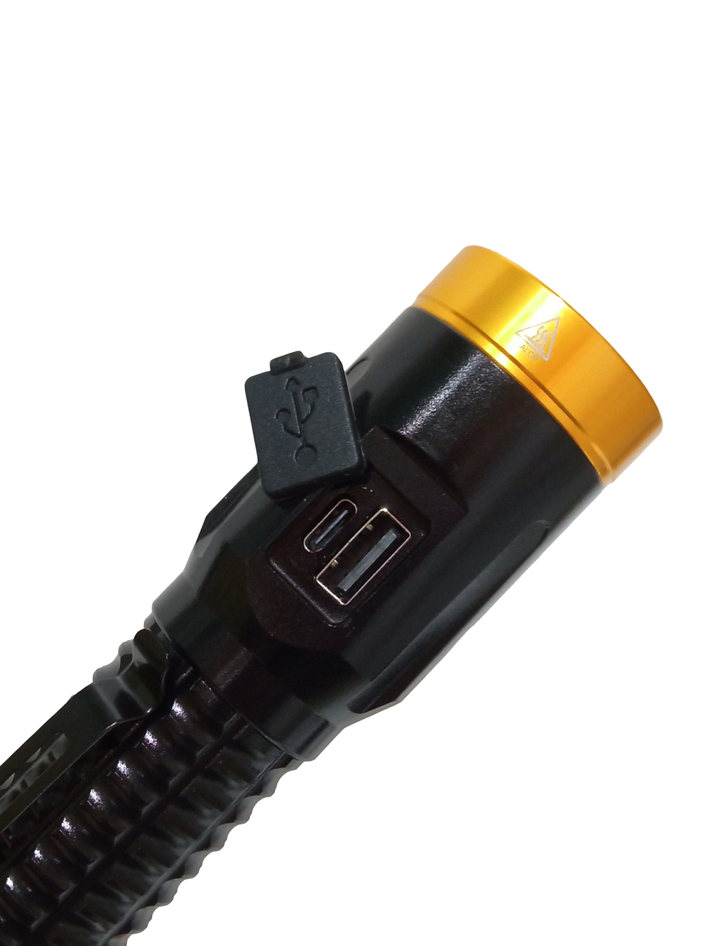 Фонарь ручной яркий многофункциональный 7LED+лазер YM-F701