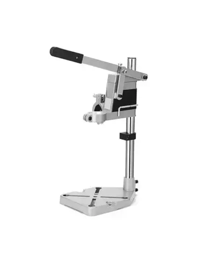 Стойка для дрели, крепление d43 мм, глубина сверления 60 мм, высота 400 мм + 3 насадки / станок для дрели