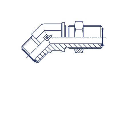 Соединение PD45 D06 ORFS 9/16