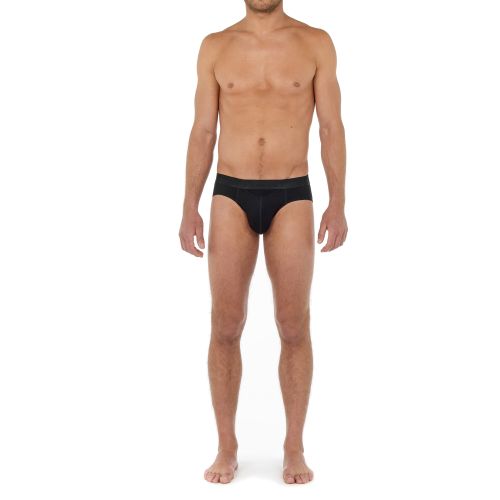 Мужские трусы брифы черные HOM HO1 Mini Briefs HO1 359521_400004
