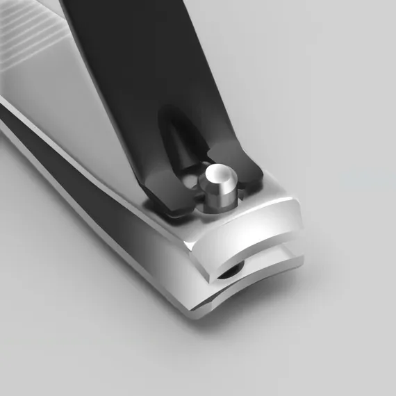 Кусачки-книпсер педикюрные, с пилкой, 8 см, на блистере, цвет чёрный