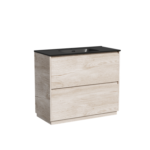 Тумба с раковиной Sancos Libra Floor 100 см LB100FEG дуб галифакс натуральный