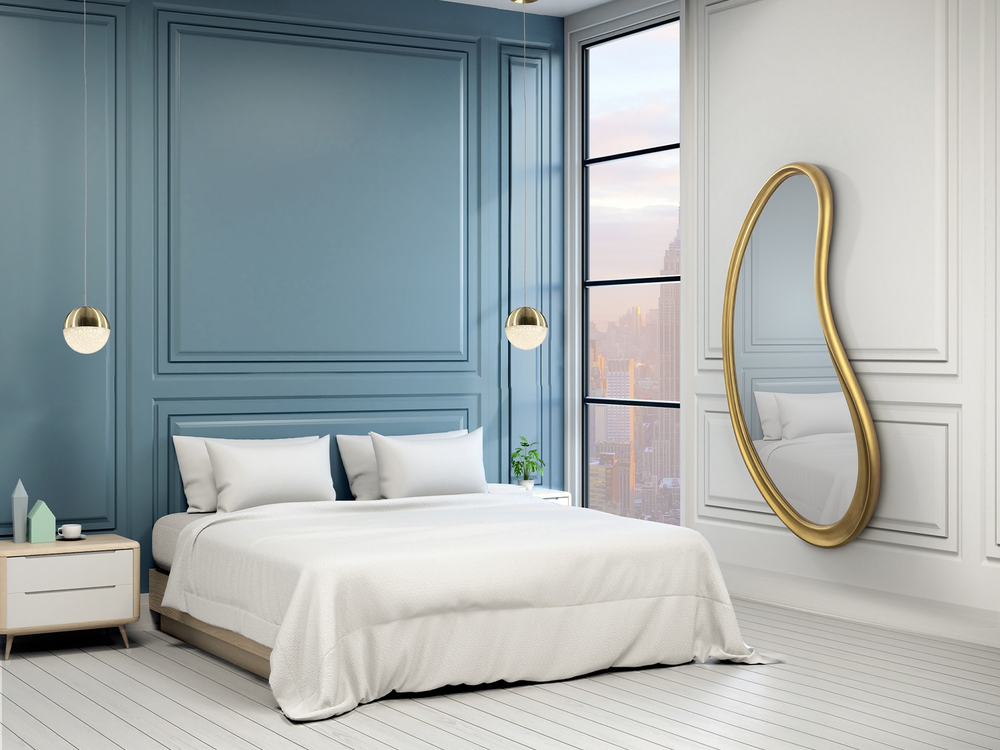 Brigitte Зеркало настенное золотое